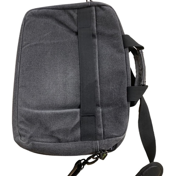 Eve case | Gray Black Denim Computer Bag Padded Some Tear Compact Unisex - Picture 4 of 9